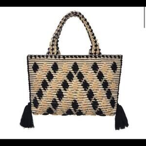 Guadalupe designs Alegra Black   Tote New  !